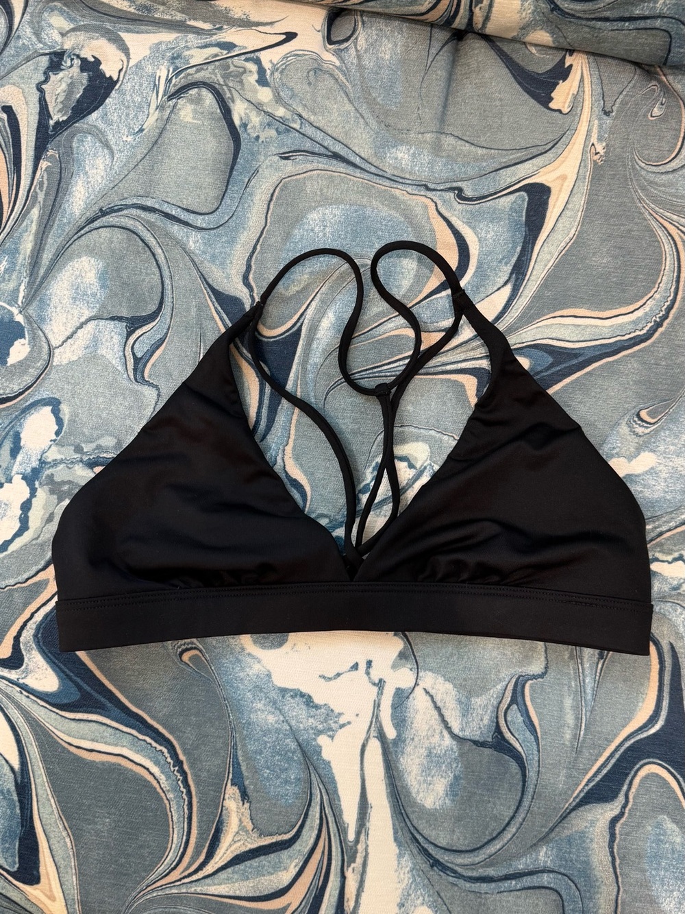 Victoria's Secret Black Strappy Triangle Bralette
